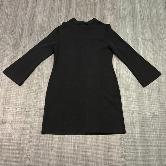 Banana Republic Black Mock Neck Mini Sweater Dress - Women’s Size L - Picture 4 of 8